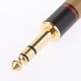 thumbnail image 3 of 6.35mm Male 1/4'' Stereo Plug Audio Cable Adapter Adaptor Converte,1pcs red, 3 of 7