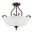 thumbnail image 2 of Millennium Lighting - Courtney Lakes - 3 Light Semi-Flush Mount-15 Inches Tall, 2 of 2