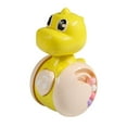 thumbnail image 4 of Dinosaurio balancín, juguete de desarrollo para bebés, ideal para jugar boca abajo, educativo y estimulante, para el desarrollo de niños pequeños (niñ Amarillo, 4 of 9