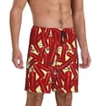 thumbnail image 2 of Sikiie Fire Extinguisher Mens Pajama Shorts, Lightweight Lounge Pant with Pockets Soft Sleep Pj Shorts for Men4X-Large, 2 of 6