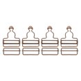 thumbnail image 1 of Unique Bargains Overall Buckles 4 Sets Retro Suspender Replacement Buckles 50mm, Copper Tone, 1 of 6