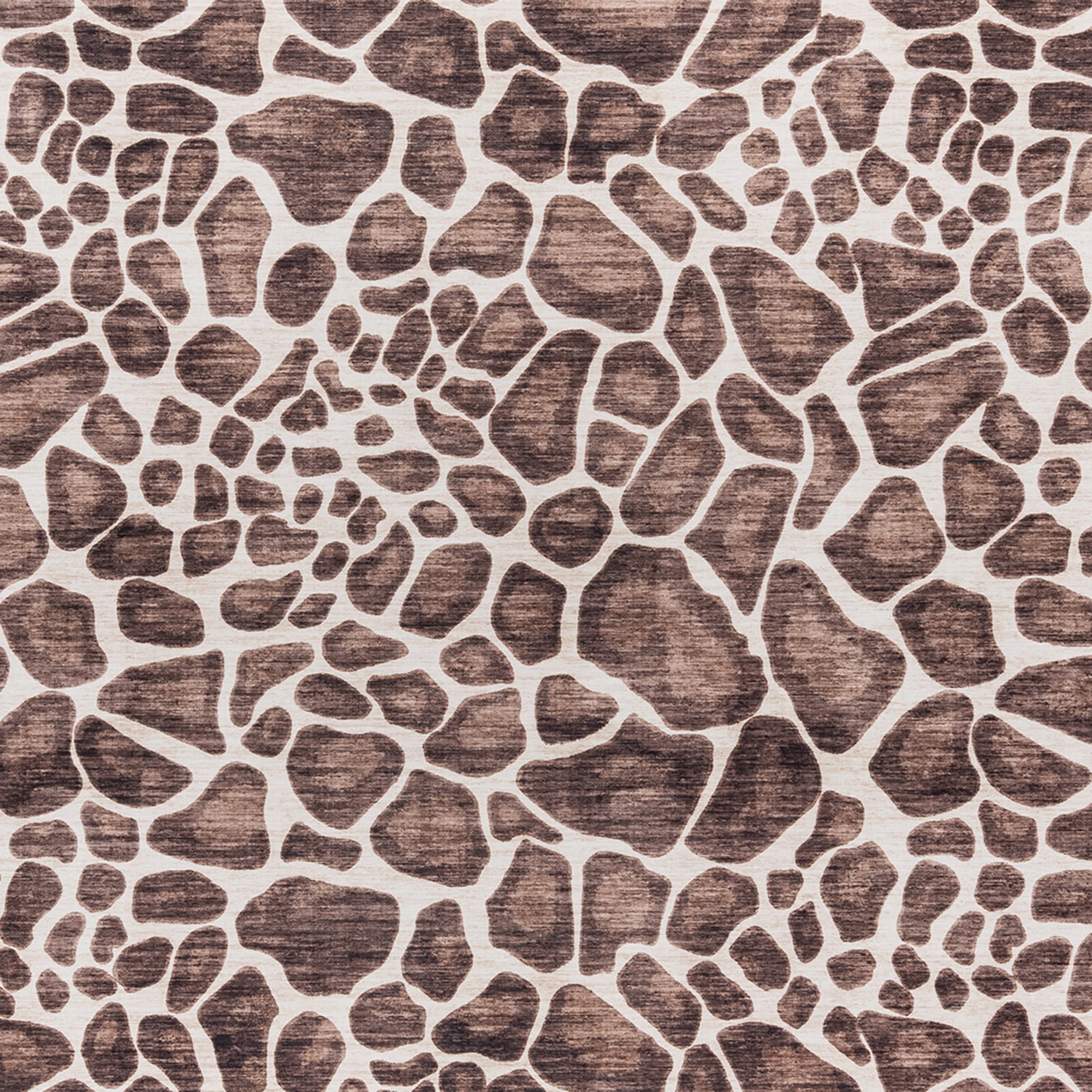 Crystal Print Gavin Modern Animal Print Garaffe Area Rug, 5x7