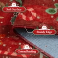 thumbnail image 2 of Lahome Decor 2'6"x8' Christmas Hallway Runner Rug,2.6x8ft Boho Botanical Kitchen Rugs Non Skid Washable,Holiday Decor Soft Non-Slip Indoor Rug Runners for Entryway Bedroom Laundry ,Red, 2 of 7
