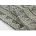 thumbnail image 6 of Momeni Bristol Hand Woven Wool and Cotton Geometric Grey Area Rug 2' X 3', 6 of 11