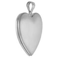 thumbnail image 2 of 1 inch Sterling Silver Plain Heart 4 Picture Locket Necklace for Women 18 inch RL_30H, 2 of 4