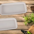 thumbnail image 2 of Bandeja rectangular para macetas, platillo para flores, soporte para maceta de jardín, bandeja reutilizable para platillo, 5 uds., 2 of 7