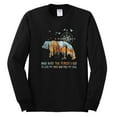 thumbnail image 2 of Wild Bobby, And Into The Forest I Go To Lose My Mind, Animal Lover, Men Long Sleeve Shirt, Black, Small, 2 of 4