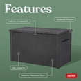 thumbnail image 4 of Keter Java 230 Gallon XL Durable Resin Outdoor Deck Box Storage Organization, Grey, 4 of 17