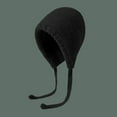 thumbnail image 4 of Toudaret Ladies Hat Auutmn Winter Beanie Warm Knit Hat Pile Cap Windproof Thick Ear Protection Tie Pullover Gorro Bonnet, 4 of 8
