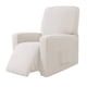 thumbnail image 5 of Funda de sofá reclinable de poliéster suave para silla, funda de sofá a prueba de suciedad Blanco, 5 of 9