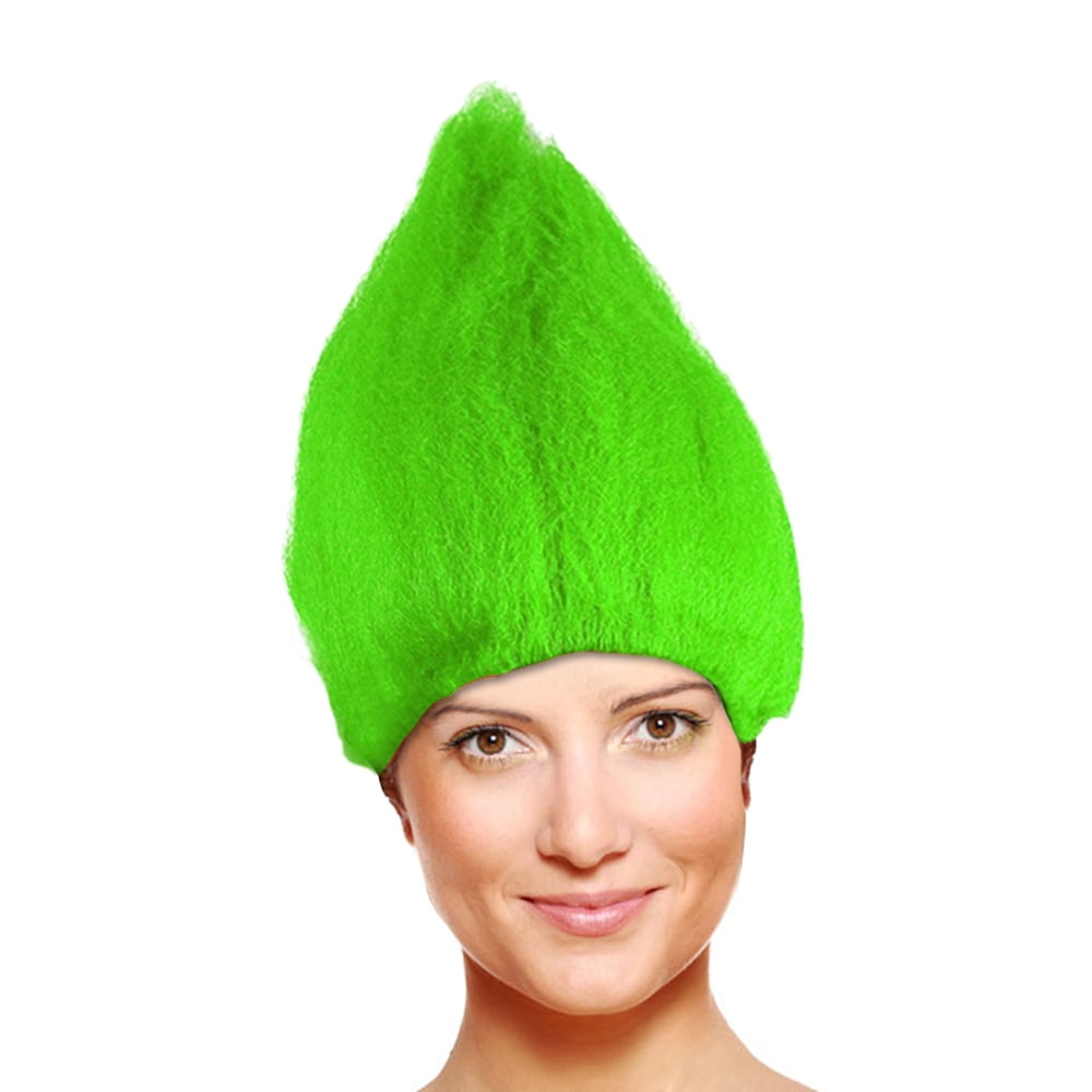 My Costume Wigs Green Troll Wig One Size fits all Green 