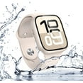 thumbnail image 6 of [2 Pack] Waterproof Hard Case with Tempered Glass Compatible with Apple Watch Series 11 (2025) Series 10 46mm, Ultra-Thin Anti-Fall Cover for iWatch Screen Protector, Crystal Transparent, 6 of 9