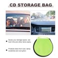 thumbnail image 2 of STRANDCHIC 1Pack Green Round CD Organizer Storage Solution Oxford Cloth Large Capacity Practical Design Protect Discs for Car Home, 2 of 6