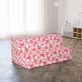 thumbnail image 2 of Floral Foldable Mattress, Flowers and Berries, 78.7" x 47.2", Pale Pink Dark Coral, by Ambesonne, 2 of 4