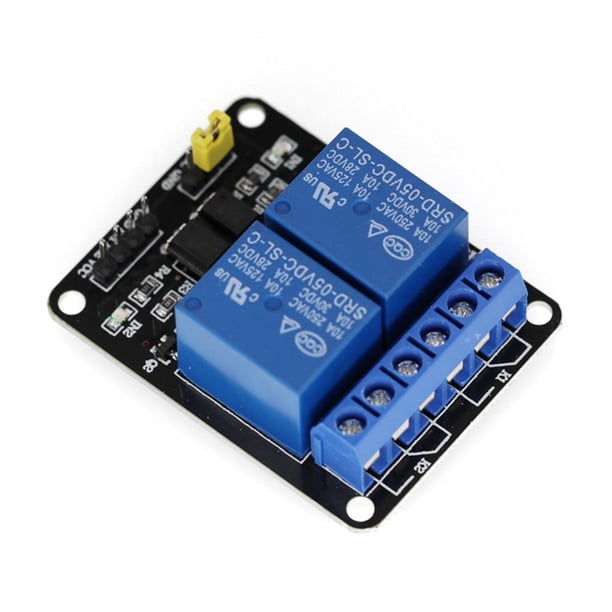 Módulo de relé Indicador LED Placa de interfaz de relé con optoacoplador (2 canales 12V Sywqhk Para estrenar