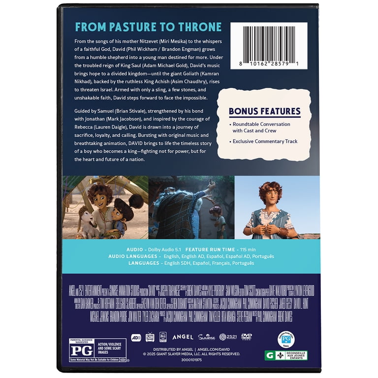 David (2025) (DVD), Family, Angel Studios - Walmart.com