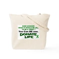 thumbnail image 2 of CafePress - Donate Life Tote Bag - Unisex Canvas Tote Bag, Beige, 1-Piece, 2 of 9