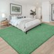 thumbnail image 3 of Alfombra Chicrug, 183 x 274 cm, espuma viscoelástica, pelo bajo, verde y blanco, 3 of 7