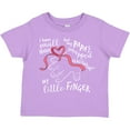 thumbnail image 3 of Inktastic I Have Small Hands, but My Papas Wrapped Around My Little Finger Boys or Girls Toddler T-Shirt, 3 of 5