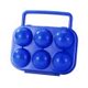 thumbnail image 1 of Caja de huevos para acampar de 6 rejillas Recipiente de huevos portátil a prueba de golpes Keep Fresh Case (Azul), 1 of 4