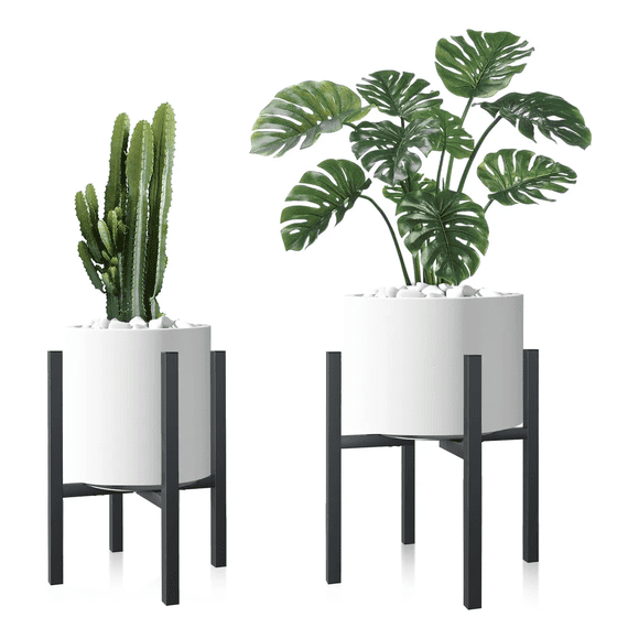 1pz Bases Para Maceteros De Herreria Ajustable Porta Macetas Xtellar negro