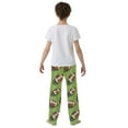 thumbnail image 5 of FORMRS Kids Pajama Pants with Pockets Size 6-8Y Boys Lounge Sleep Bottoms, Game Day Footballs, 5 of 8