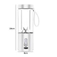thumbnail image 3 of Exprimidor eléctrico de 530ml, mezclador de batidos de frutas de mano, utensilios de cocina (blanco) Tmvgtek Libre de BPA, 3 of 6