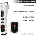 thumbnail image 3 of Professional Dog Clipper with LCD Display,Cordless Dog Cat Clipper, Detachable Ceramic Blade 4h Use, 3 of 5