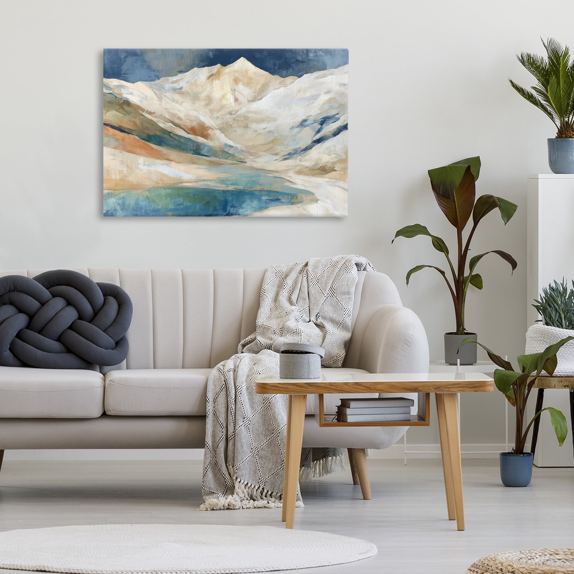 Stupell Industries Glacial Valley in Alaska Range Canvas Wall Art, design by Chromatic Storm Studio