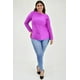 thumbnail image 5 of Blusa escote barco Roman Fashion 1852 Magenta Talla 42, 5 of 6