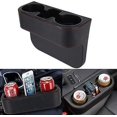 thumbnail image 2 of Organizador de portavasos para automóvil BRILLAR Línea roja sostiene vasos botellas teléfonos y billeteras, 2 of 3