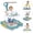 Green, variant on SIMANLI Baby Walkers with Removable Toy Tray & Musical Activity Station, Foldable Baby Walkers for Boys Girls Babies 6-36 Months, Green