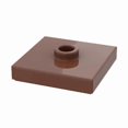 thumbnail image 1 of 200pcs MOC Plate 87580 Modified 2x2 with Groove &1 Stud In Center Classic Piece Building Block Toy Parts Compatible Building brown-200pcs, 1 of 6