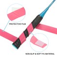 thumbnail image 3 of Unique Bargains Anti Slip Sweatband Absorbent PU Tennis Badminton Racket Grip Tape, Pink 4 Pack, 3 of 6