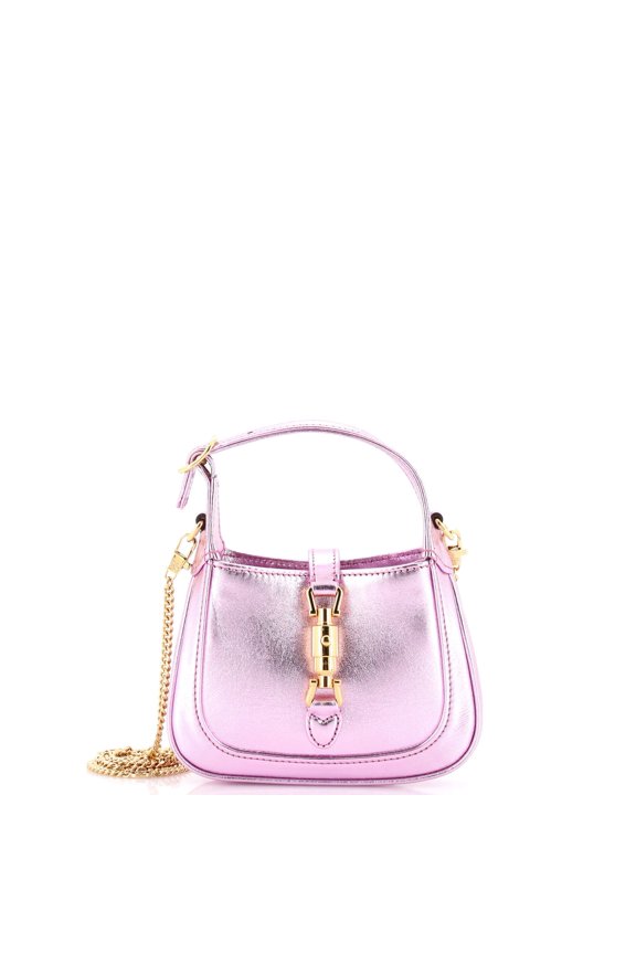 Pre-Owned Jackie 1961 Chain Hobo Leather Super Mini By Rebag