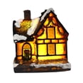 thumbnail image 3 of Conjunto de nieve navideño, figuras navideñas, decoración, casa en miniatura coleccionable, 3 of 9