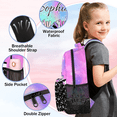 thumbnail image 4 of Jiaoprinted Personalized Cheer Backpack, Custom Name Cheerleader Casual Travel Laptop Bag for Cheer Teams, Cheerleading Gifts, Rainbow Pinks, 4 of 7