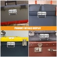 thumbnail image 3 of MLINS Stainless Steel Carrying Handle for Luggage Tool Boxes Silver Comfortable Foldable Design Wide Application, 3 of 8