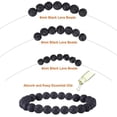 thumbnail image 4 of 602 Pieces Lava Beads Stone Sets With 8mm Chakra Beads And Spacers Beads, 4 of 5