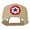 Khaki, variant on WWII Army Service Forces Patched Mesh Back Cap - Red OSFM