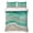 Green, variant on Twin Quilt Set 68''x86'', Grey Ombre Lightweight Summer Bedspread Coverlet Set with 2 Pillow Shams, Gray White Gradient Modern Abstract Art Breathable All Season Quilt Bedding for Dorm/Bedroom
