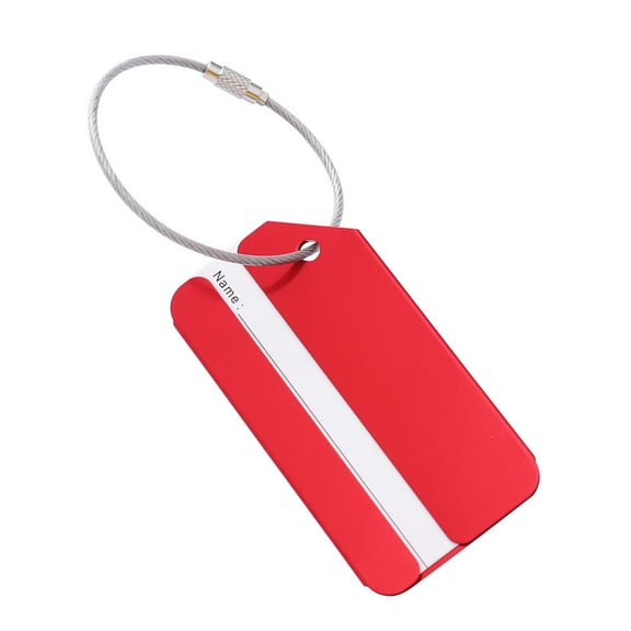 WHAMVOX  10 Pcs Trendy Luggage Tag Handbag Name Tags Easy Identification Travel