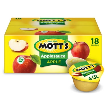 Mott's Applesauce, 4 Ounce JMS2 Cup, 18 Count