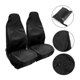 thumbnail image 5 of Luxshiny 2Ud Cubiertas Para Asientos De Auto Negro Con Transpirable Y Fácil Instalación, 5 of 8