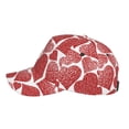 thumbnail image 5 of Disketp Hearts Print Baseball Caps For Outdoor Sports Fashion Casual Outdoor Caps Men Women, 5 of 8