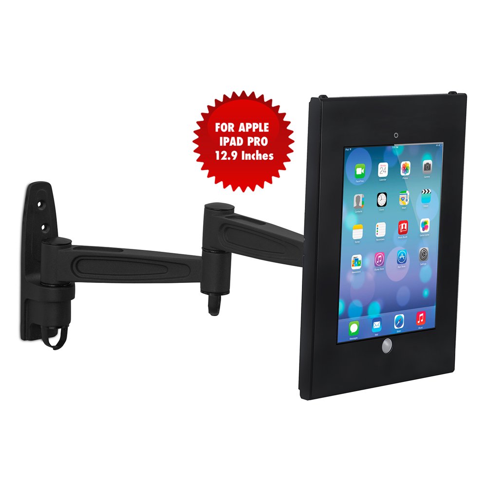 MountIt! Swing Arm iPad Wall Mount Secure Tablet Kiosk Wall Mount