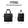 thumbnail image 4 of RTIC 30 Can Ultra-Tough Soft Cooler Pro, Leakproof Cooler, Waterproof Zipper, Black, 4 of 8