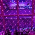 thumbnail image 5 of LINLIN Solar Net Lights Outdoor Mesh Lights, Waterproof 200LEDs 3x2m Net Mesh Fairy Light 8 Modes Solar String Light Christmas Tree-wrap Decorative Lights for Patio Balcony Wall Roof, 5 of 9