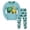 style-01 Sky Blue, variant on Pajamas Boys Boys' Long Sleeve PJ Set - Breathable & Lightweight Fabric Size 8-9 Years (Sky Blue,8-9 Years)