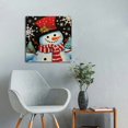 thumbnail image 5 of ZHZY Snowman Canvas Home Decor for Bedroom Living Room Interior Wall Art Decorations 12x12 in, 5 of 5